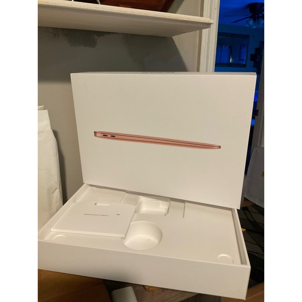 Apple MacBook Air M1 Box & Magic Mouse Box with USB-C Lightning Cable & Manuals